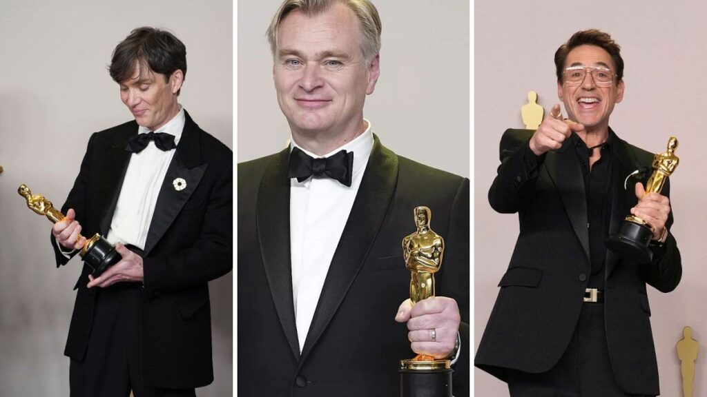 Oscar 2024 ödülleri: Christopher Nolan'ın 'Oppenheimer'ı En İyi Film ödülünü kazandı