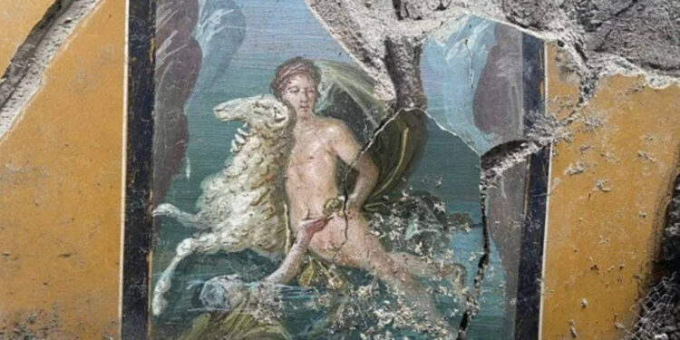 Pompeii’de 2000 yıllık duvar resmi bulundu