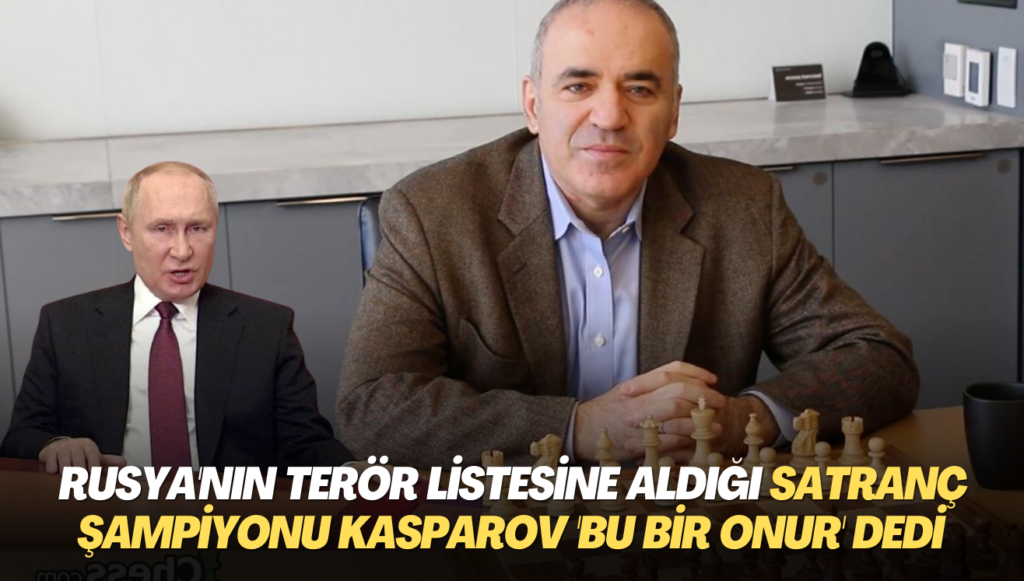 Rusya’nın terör listesine aldığı Satranç şampiyonu Kasparov ‘Bu bir onur’ dedi