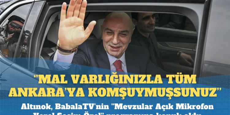 Seçmenden Altınok’a: Mal varlığınızla tüm Ankara’ya komşuymuşsunuz