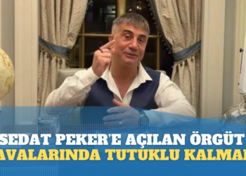 Sedat Peker’e açılan örgüt davalarında tutuklu kalmadı