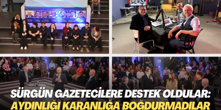 Sürgün gazetecilere sahip çıktılar: Geleceğin aydınlığını karanlığa boğdurmadılar