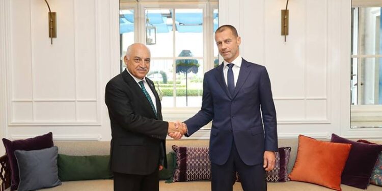 TFF Başkanı Büyükekşi ve Ceferin bir araya geldi