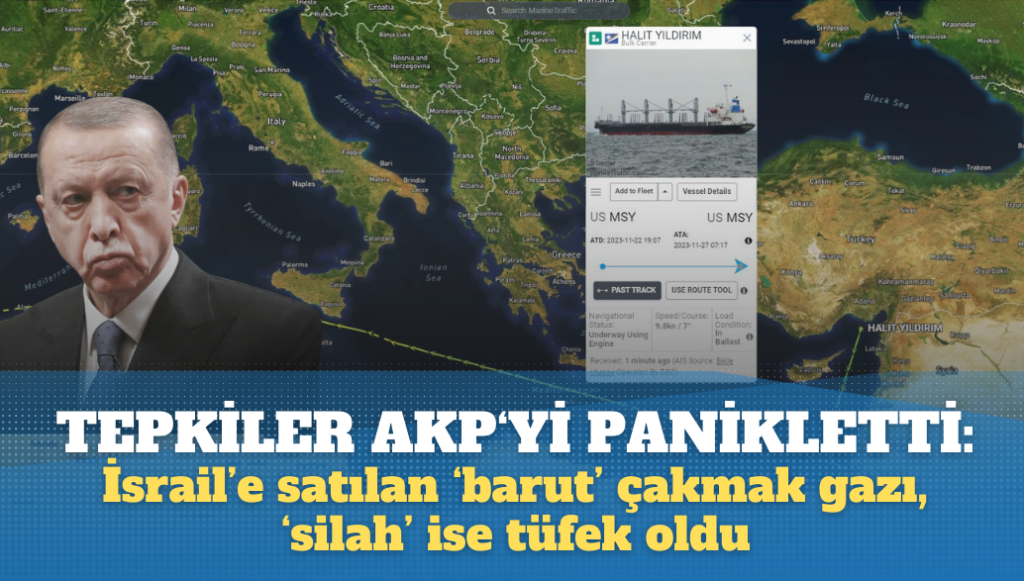 Tepkiler AKP‘yi panikletti: İsrail’e satılan ‘barut’ çakmak gazı, ‘silah’ ise tüfek oldu