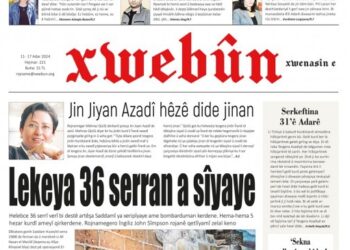 Xwebûn’un bu haftaki manşeti Halepçe Katliamı