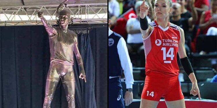 Yaptığı Eda Erdem heykeli "erkeğe" benzetilen Öktem: Sorun ışıktan kaynaklı