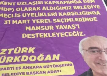 Ankara’da sahte DEM Parti afişleri asıldı