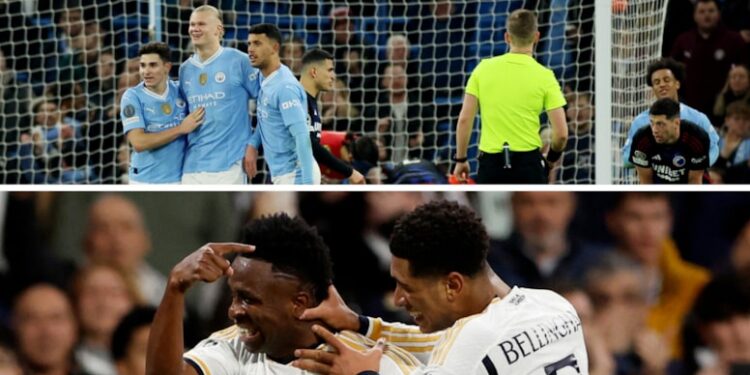 Şampiyonlar Ligi’nde Real Madrid ve Manchester City çeyrek finalist