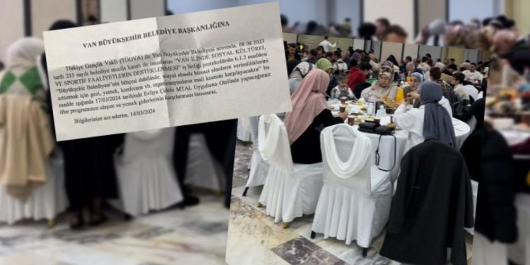 Kayyım ‘hizmette’ sınır tanımıyor: TÜGVA’nın iftar yemeğinin faturasını belediye ödedi