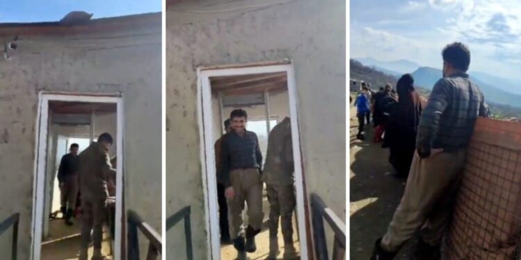 Köyün girişine X-ray cihazı konuldu