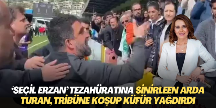 ‘Seçil Erzan’ tezahüratına sinirlenen Arda Turan, tribüne koşup küfür yağdırdı