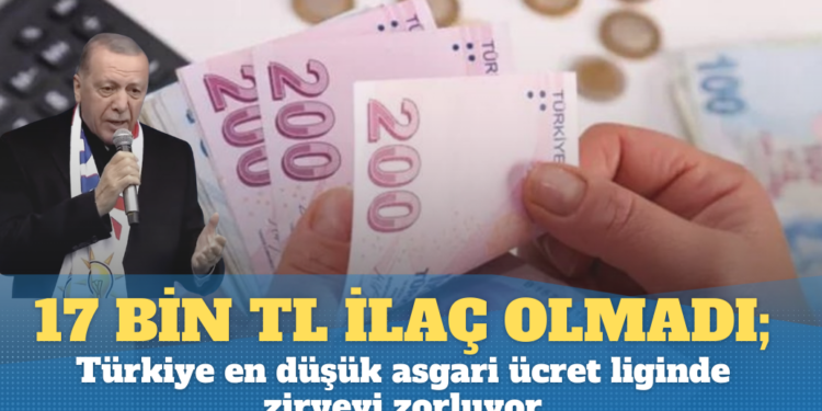 17 bin TL ilaç olmadı; Türkiye en düşük asgari ücret liginde zirveyi zorluyor