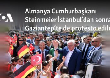 Almanya Cumhurbaşkanı Steinmeier İstanbul’dan sonra Gaziantep’te de protesto edildi