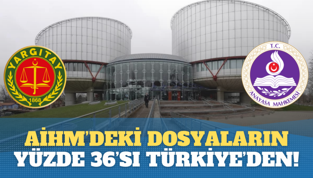 AİHM’deki dosyaların yüzde 36’sı Türkiye’den!