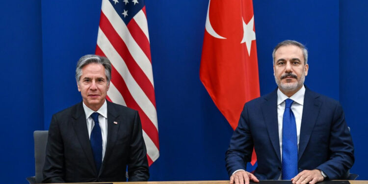 Bakan Fidan ABD'li mevkidaşı Blinken ile görüştü