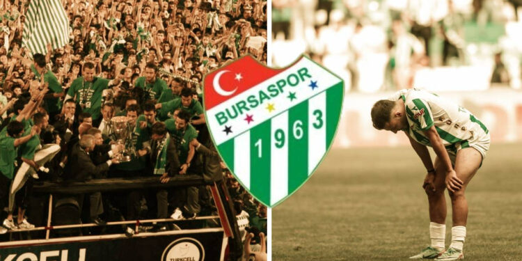 Bursaspor, 3. Lig'e düşerek Türkiye tarihinde bir ilki başardı