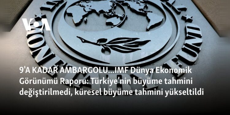 IMF raporunda Türkiye’nin büyüme tahmini değiştirilmedi, küresel büyüme tahmini yükseltildi