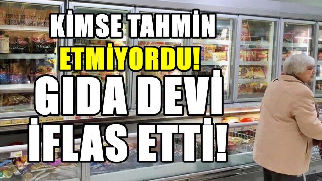 Daralma sürüyor... Kimse beklemiyordu! Dev gıda zinciri iflasını duyurdu