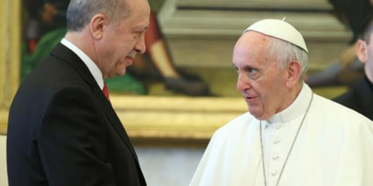 Erdoğan’dan Papa Fransuva’ya Gazze mektubu