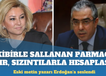 Eski metin yazarından Erdoğan’a: O parmağı kırmalı, sızıntılarla hesaplaşmalı