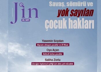 Jin Dergi çocuk haklarını kapağına taşıdı