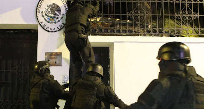 Meksika, Ekvador ile diplomatik ilişkilerini kopardı