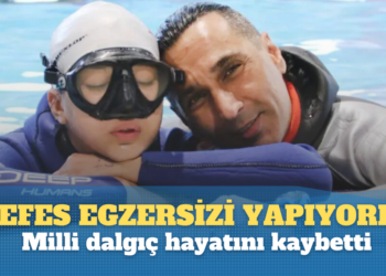 Milli dalgıç nefes egzersizi yaparken hayatını kaybetti