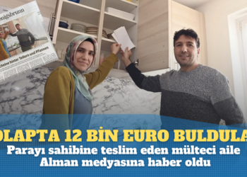Mülteci aile, satın aldıkları dolapta buldukları 12 bin Euro’yu sahibine teslim etti
