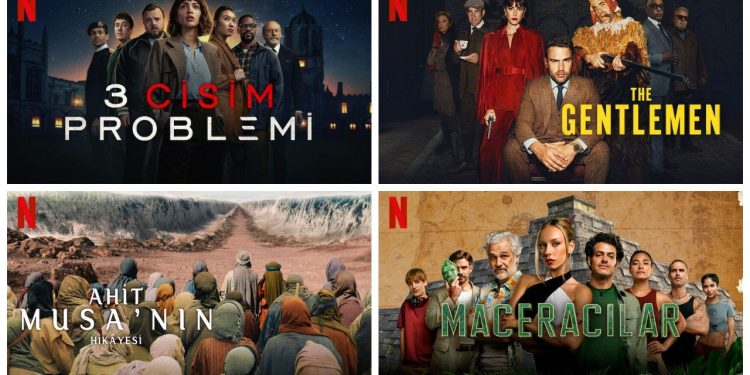Netflix Türkiye'de geçen hafta en çok izlenen diziler: 'Üç Cisim Problemi' zirvede