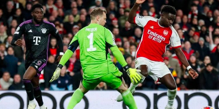 Şampiyonlar Ligi'nde çeyrek final | Arsenal-Bayern Münih maçı berabere bitti