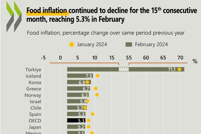 Türkiye’deki ‘gıda’ enflasyonu OECD’nin tablosuna sığmadı!