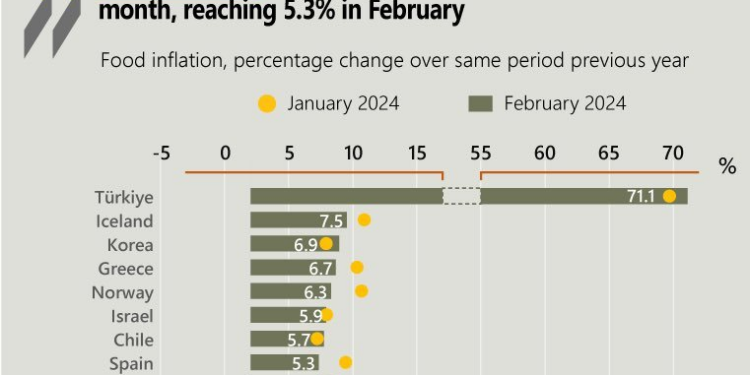 Türkiye’deki ‘gıda’ enflasyonu OECD’nin tablosuna sığmadı!