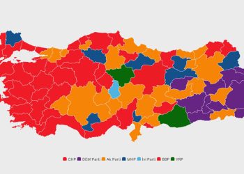 Türkiye’nin seçim haritasında renkler değişti; CHP 47 yıl sonra birinci parti oldu