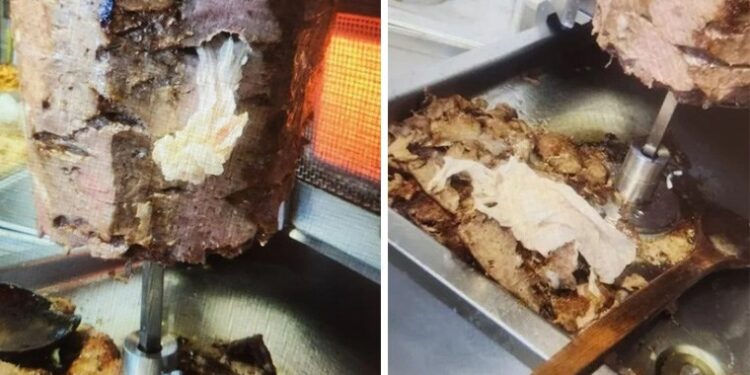 Ünlü döner zincirinde skandal görüntüler: İçinden çıkanlar şoke etti…