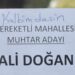‘Kalbimdesin’ yazısı sayesinde muhtar oldu