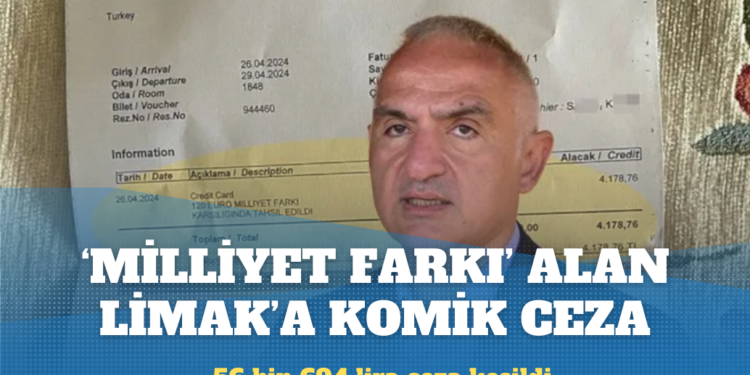 ‘Milliyet farkı’ alan otele komik ceza