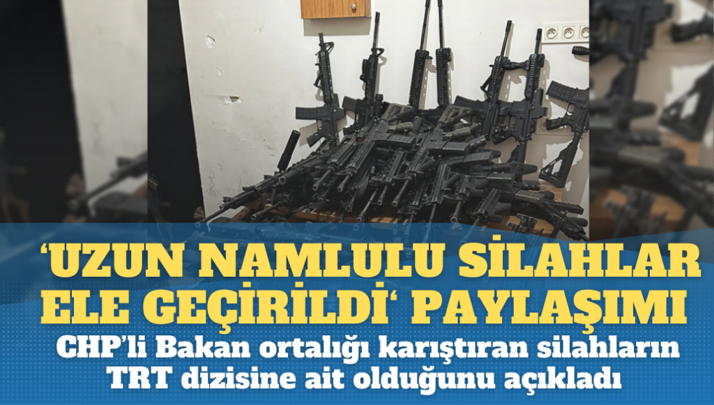 ‘Çok sayıda uzun namlulu silah ele geçirildi’ paylaşımı ortalığı karıştırdı!