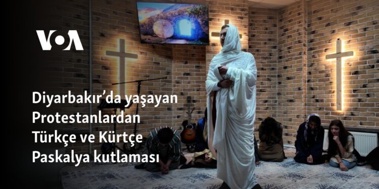 Diyarbakır’da yaşayan Protestanlardan Türkçe ve Kürtçe Paskalya kutlaması