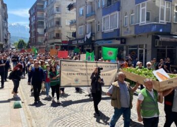 Çay üreticisinden tabutlu protesto