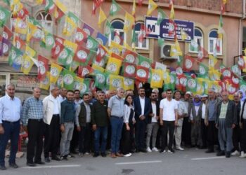 Curnê Reş’te kapı kapı seçim çalışması