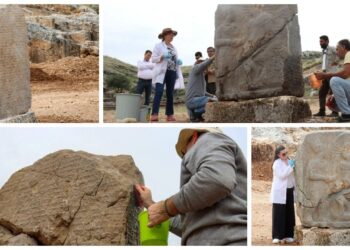 Adıyaman'daki 2 bin yıllık tokalaşma anıtı ve yazıt Perre Antik Kenti'nde sergilenecek