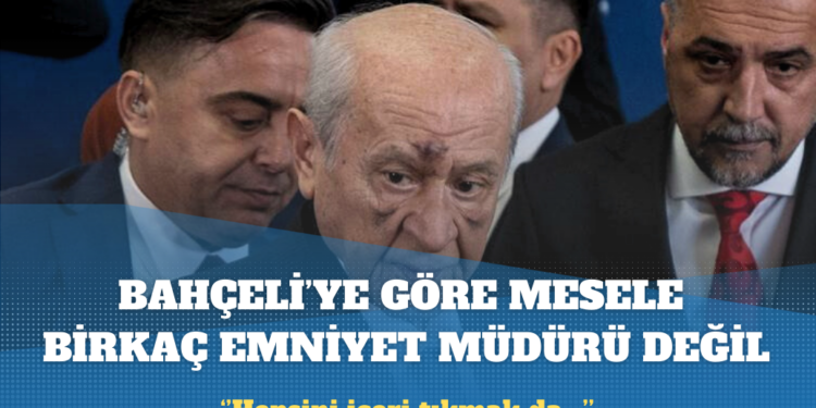 Bahçeli: Birkaç emniyet müdürünün açığa alınması ile geçiştirilemeyecek bir komplo devrede
