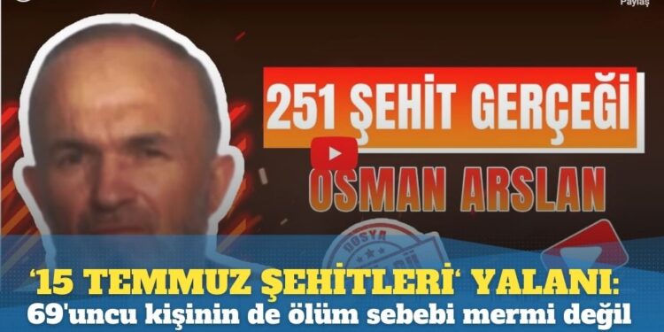 Bir ’15 Temmuz şehitleri yalanı’ daha çöktü: 69’uncu kişide de mermi ve şarapnel izi yok
