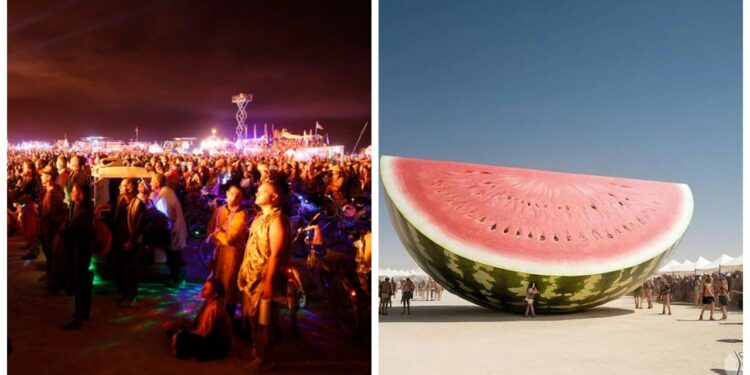 'Burning Man' festivalindeki karpuz heykeline sansür: 'Antisemitik' bulundu