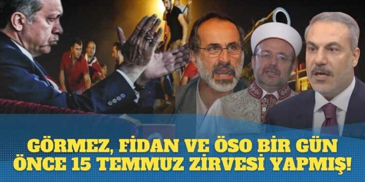 Diyanet İşleri Başkanı, MİT Müsteşarı ve ÖSO lideri bir gün önce 15 Temmuz zirvesi yapmış!