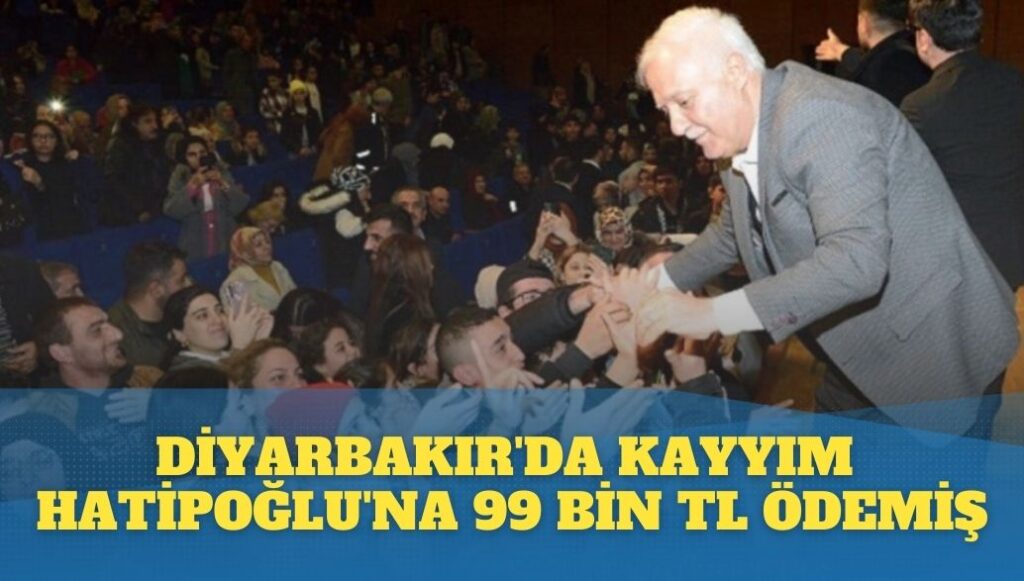 Diyarbakır’da kayyım Hatipoğlu’na 99 bin TL ödemiş