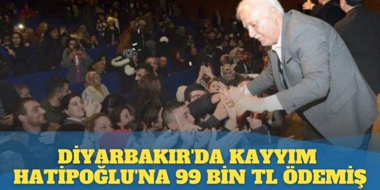 Diyarbakır’da kayyım Hatipoğlu’na 99 bin TL ödemiş