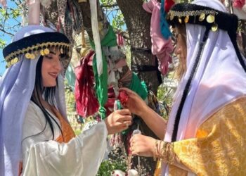 Hezex’te renkli Çarşema Sor Bayramı kutlaması