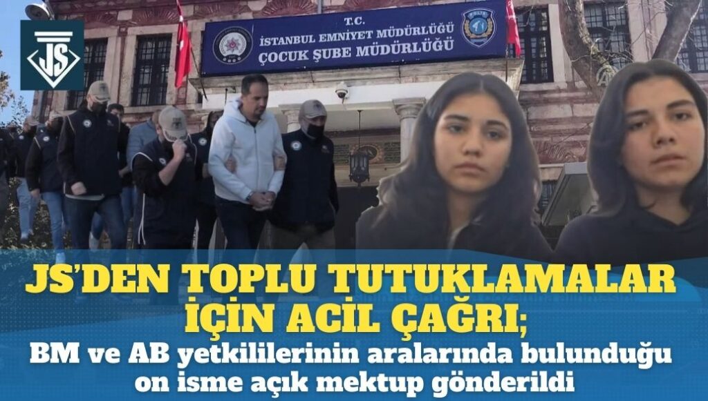 Hollanda merkezli STK’dan toplu tutuklamalar için acil çağrı; BM ve AB yetkililerinin aralarında bulunduğu on isme açık mektup gönderildi