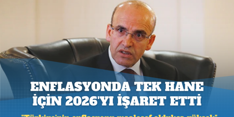 Mehmet Şimşek, “Enflasyon çok yüksek” dedi, tek hane için tarih verdi